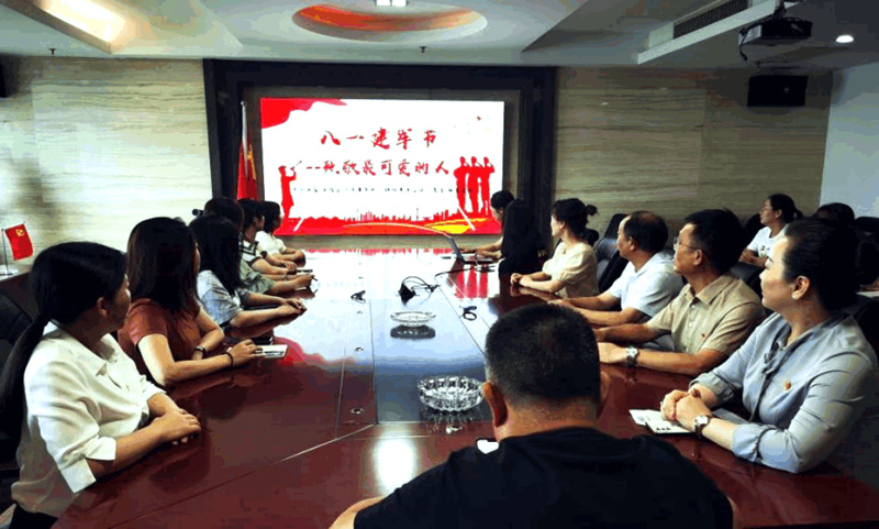 黨總支組織開展“崢嶸歲月，致敬最可愛的人”主題黨日活動